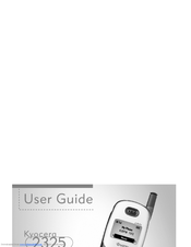 Kyocera 2325 User Manual