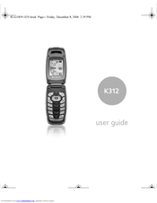 Kyocera K312 User Manual