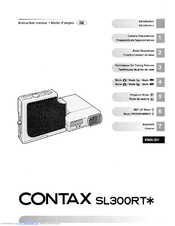 Kyocera Contax SL300RT* Instruction Manual