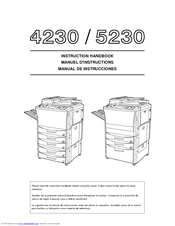 Kyocera 5230 Instruction Handbook Manual