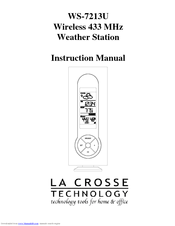 La Crosse Technology WS-7213U Instruction Manual