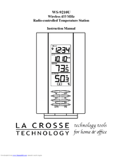 La Crosse Technology WS-9210U Instruction Manual