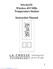 La Crosse Technology WS-9117U Instruction Manual