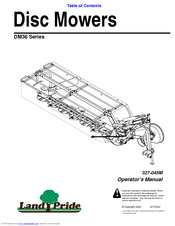 Land Pride DM36 Series Operator's Manual