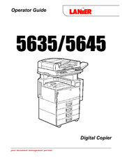 Lanier 5635 Operator's Manual