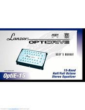 Lanzar OptiE-15 User Manual