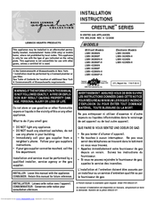 Lennox Hearth Products Crestline LSBV-4228MP Installation Instructions Manual