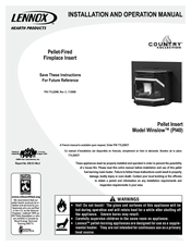 Lennox Hearth Products Winslow PI40 Installation And Operation Manual