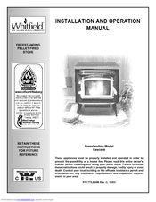 Whitfield P/N 775 024M Rev. C Installation And Operation Manual