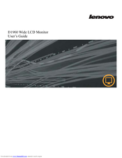 Lenovo D1960 User Manual
