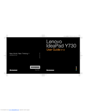 Lenovo IdeaPad Y730 4053 User Manual