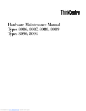 Lenovo ThinkCentre 8094 Hardware Maintenance Manual