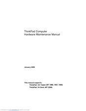 Lenovo MT 1867 Hardware Maintenance Manual