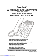 Lenoxx PH-319R Operating Instructions Manual