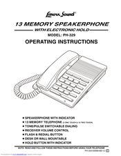 Lenoxx Lenoxx Sound PH-329 Operating Instructions Manual