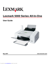 Lexmark X5070 User Manual
