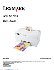 Lexmark 22W0000 - P 350 Color Inkjet Printer User Manual