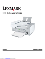 Lexmark 6570 - X Color Inkjet User Manual