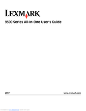 Lexmark 9500 Series User Manual