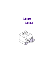 Lexmark Optra M412 User Manual