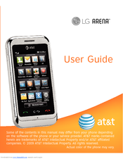 LG Arena GT950 User Manual