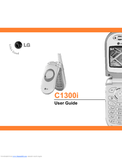 LG C1300i -  Cell Phone User Manual