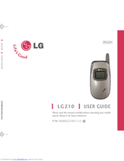 LG LG210 User Manual