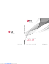 LG SAMBA 8575 Owner's Manual