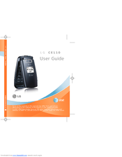 LG SHINE CE110 User Manual