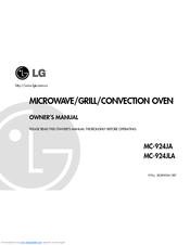 LG MC-924JA Owner's Manual
