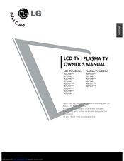 LG 60PG6 Series Owner's Manual