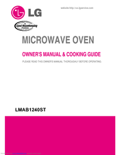 LG LMAB1240ST Owner's Manual & Cooking Manual