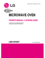 LG LMV-1975ST Owner's manual & cooking guige Owner's Manual & Cooking Manual