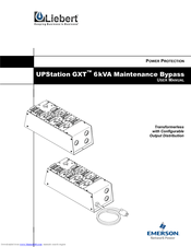 Liebert UPStation GXT User Manual