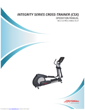 Life Fitness INTEGRITY SERIES M051-00K61-A137 Operation Manual