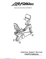 Life Fitness CLSR-0XXX-01 Parts Manual