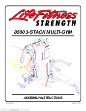 Life Fitness 8500 3 Assembly Instructions Manual