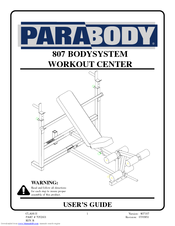 ParaBody 807 BODYSYSTEM User Manual