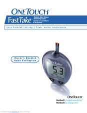 Lifescan OneTouch FastTake Owner's Booklet