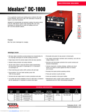 Lincoln Electric Idealarc DC -1000 Specification Sheet