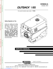 Lincoln Electric outback 185 Service Manual