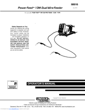 Lincoln Electric POWER FEED IM916 Operator's Manual