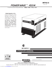Lincoln Electric 11057 Operator's Manual