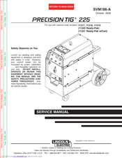 Lincoln Electric Precision TIG 225 Service Manual
