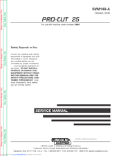 Lincoln Electric PRO-CUT 25 Service Manual