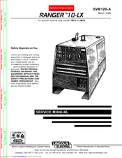 Lincoln Electric RANGER SVM120-A Service Manual