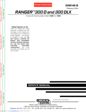 Lincoln Electric RANGER 300 D Service Manual