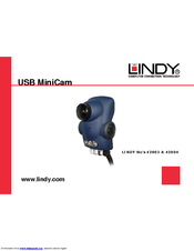 Lindy MiniCam 42804 Manual