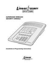 Linear DVS-2400 Installation & Programming Instructions