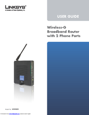 Linksys WRP400-G1 - Wireless Router User Manual